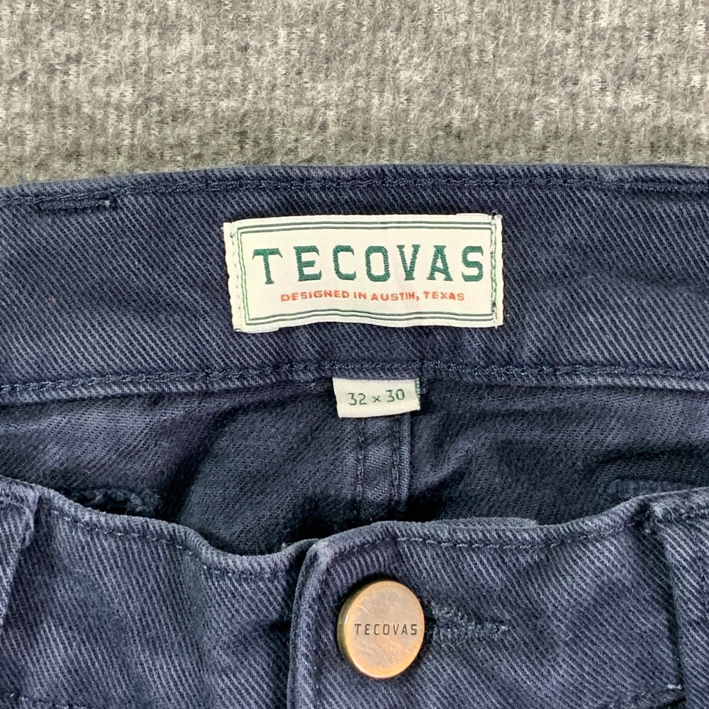 Tecovas Comfort Jeans Men 32x29 Dark Blue Standard 5 Pocket Western Gaucho - Picture 3 of 13
